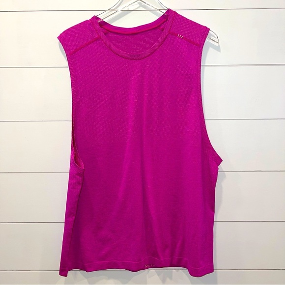 Lululemon Athletica Sleeveless Metal Vent 2.0 Magenta Tank Top Mens Size XXL - Picture 1 of 5